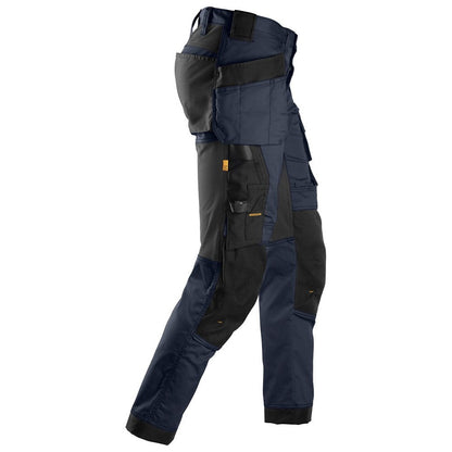 Snickers 6241 AllroundWork, Stretch Trousers Holster Pockets - Navy\Black