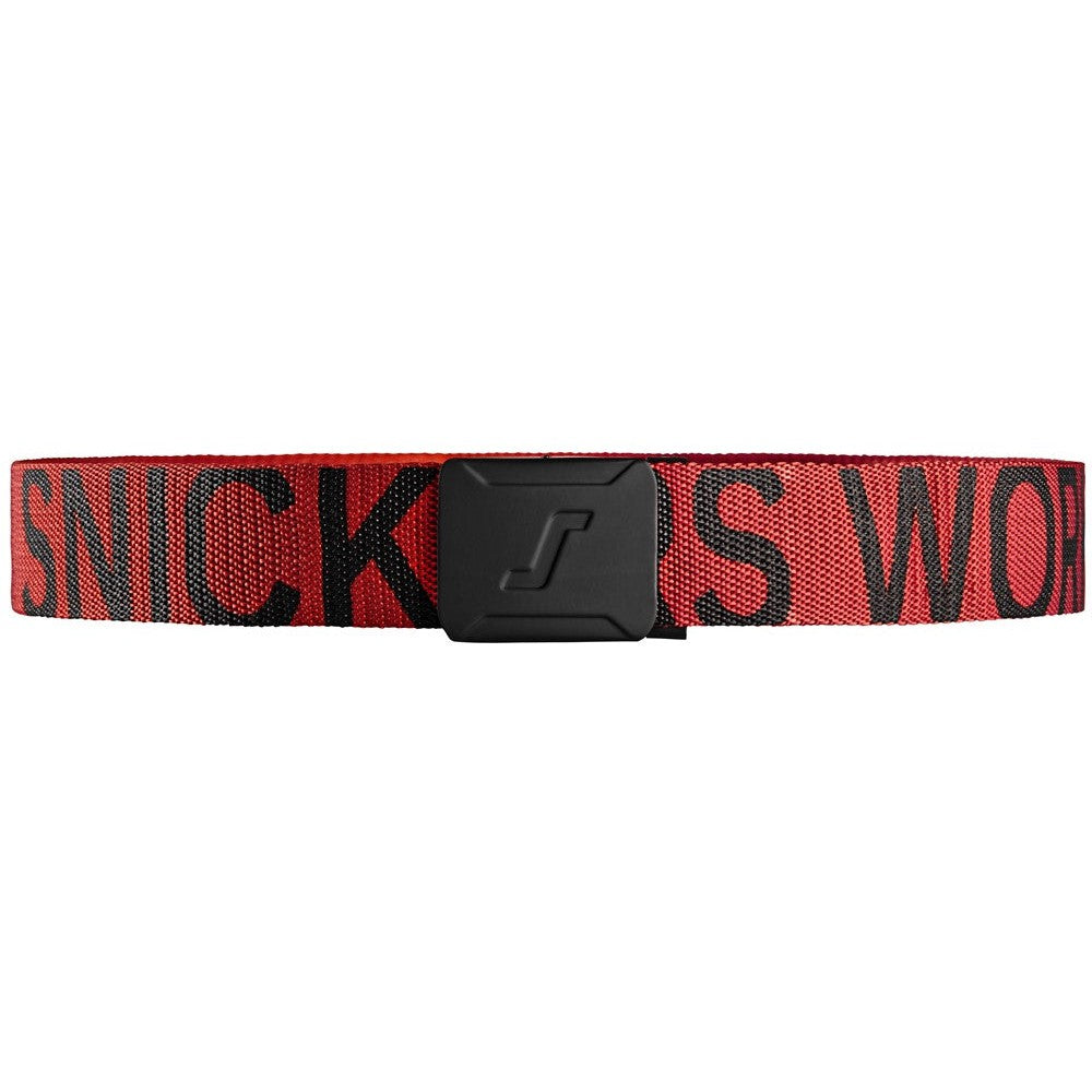 Snickers 9004 Logo Belt - Chili red\Black