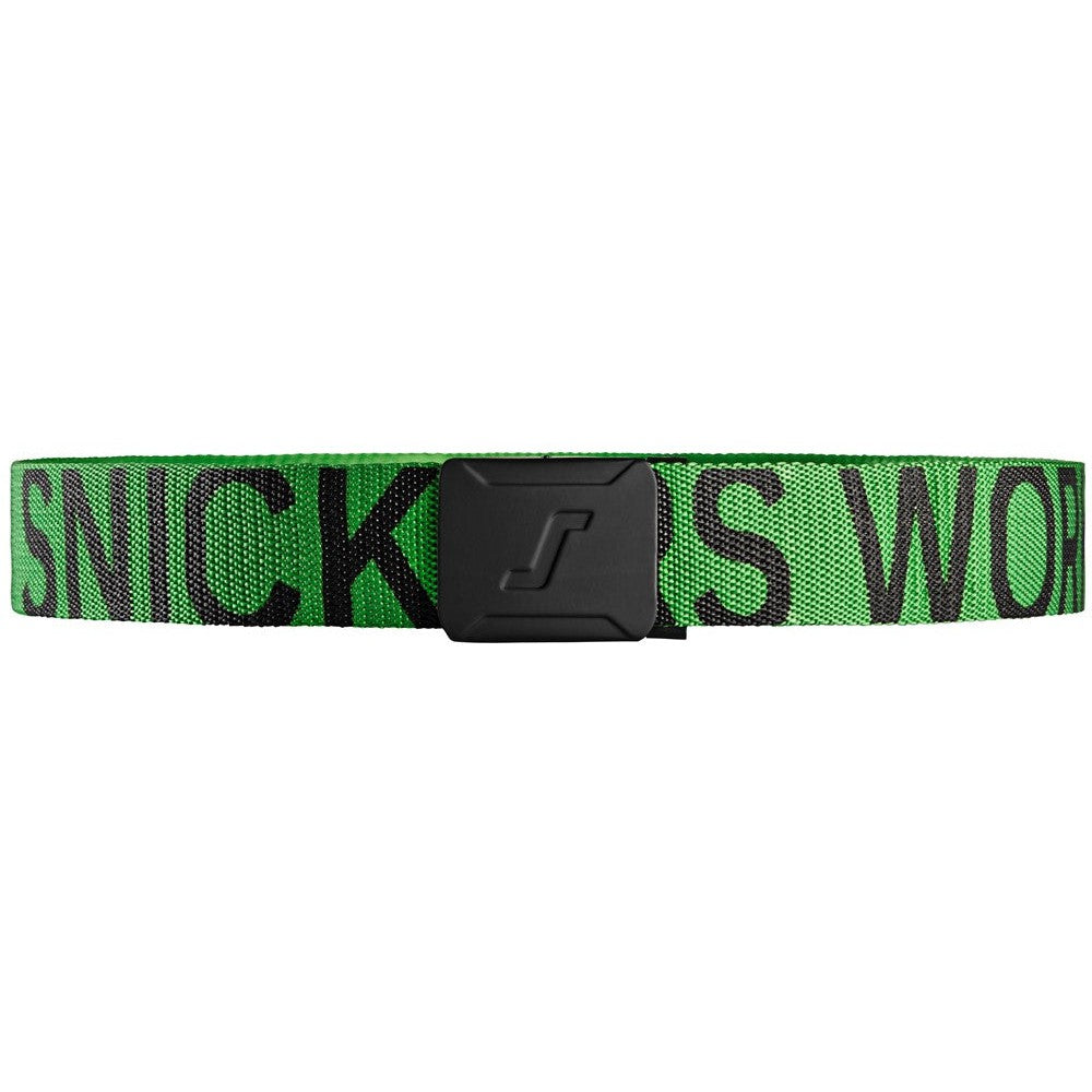 Snickers 9004 Logo Belt - Apple Green\Steel Grey