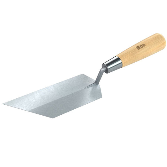 Bon Tool 45° Angle  Margin Trowel Wooden Handle