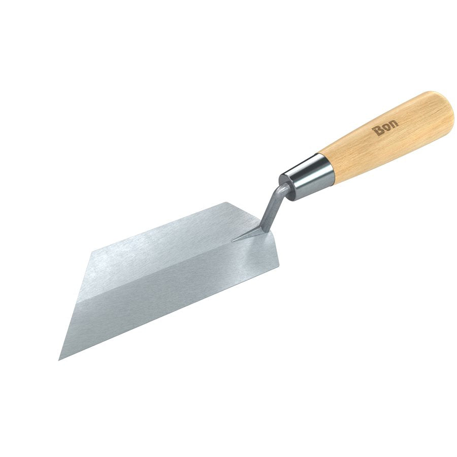 Bon Tool 45° Angle  Margin Trowel Wooden Handle