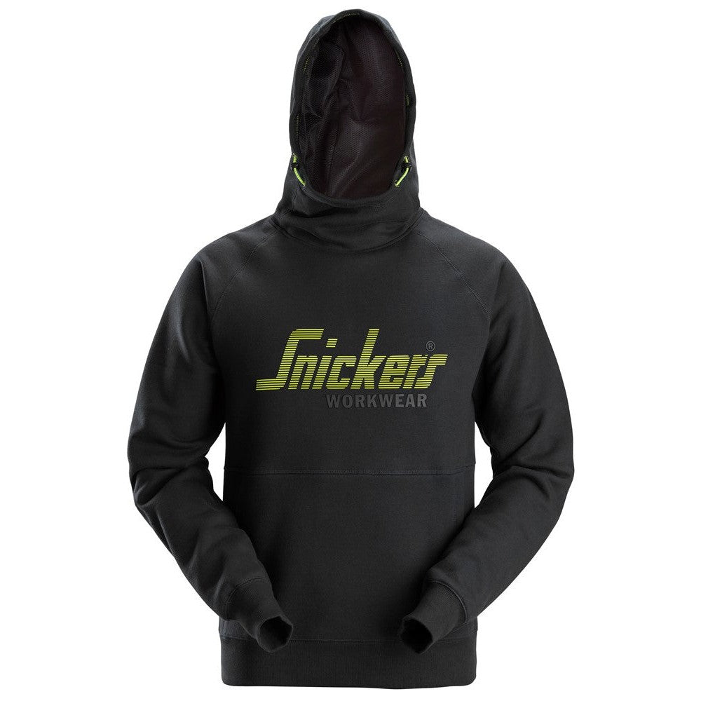 Snickers 2845 Logo Hoodie - Black