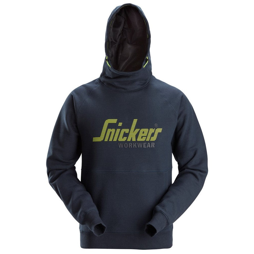 Snickers 2845 Logo Hoodie - Navy