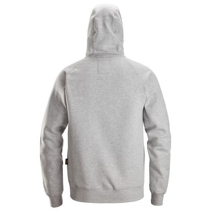 Snickers 2846 Logo Full-Zip Hoodie - Grey Melange