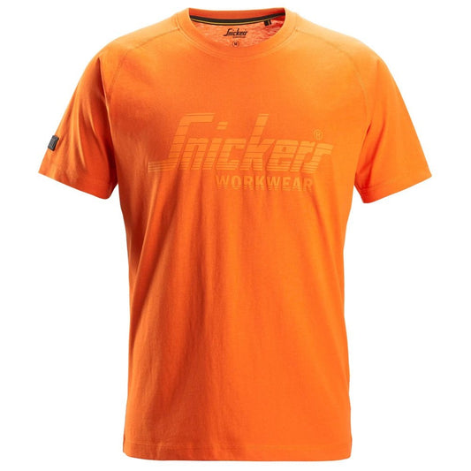 Snickers 2590 Logo T-Shirt - Warm Orange