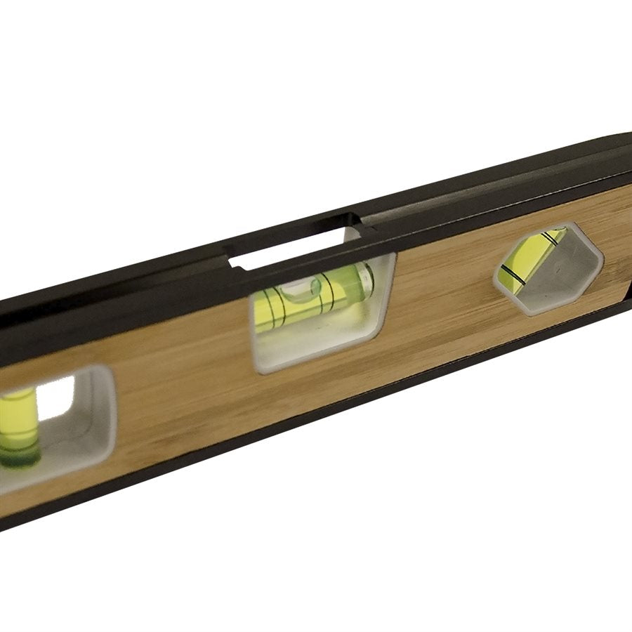 Bon Tool Aluminium and Bamboo Magnetic Torpedo Level