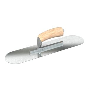 Bon Tool Razor Stainless Steel Pool Trowel - Camel Back Wood Handle