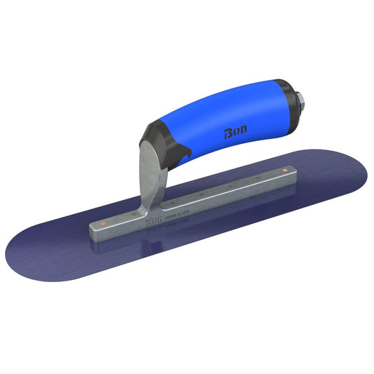 Bon Tool Blue Steel Pool Trowel - Comfort Wave Handle