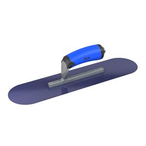 Bon Tool Blue Steel Pool Trowel - Comfort Wave Handle