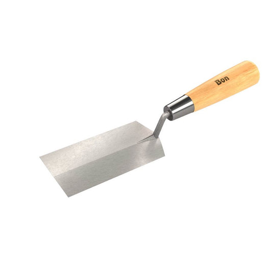 Bon Tool Stainless Steel Margin Trowel Wood Handle