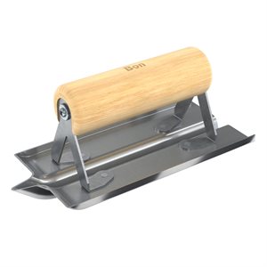 Bon Tool Stainless Steel Hand Concrete Groover - Wood Handle (82-228)