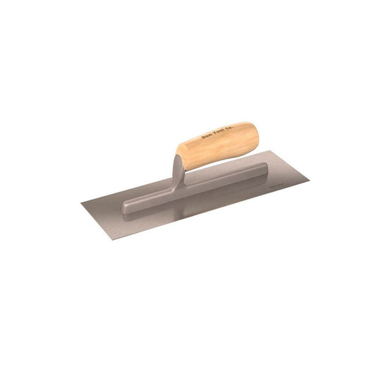 Bon Tool Concrete Trowel - Camel Back Wood Handle