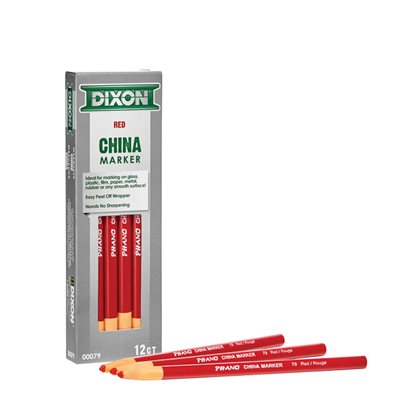 Dixon China Marker - Red 84-280 (Single Pencil)