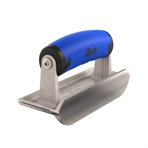 Bon Tool Stainless Steel Concrete Bullet™ Edger - Comfort Wave Handle