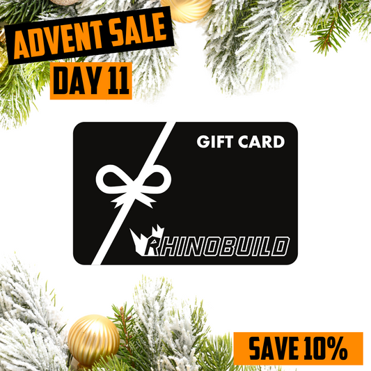 10% off Rhinobuild Gift Cards