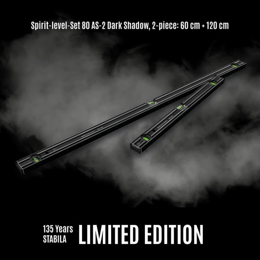 Limited Edition 80AS-2 Dark Shadow Spirit Level Set