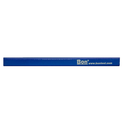 Bon Tool Carpenter Pencil - Blue Casing Hard Black Lead 34-338 (Single Pencil)