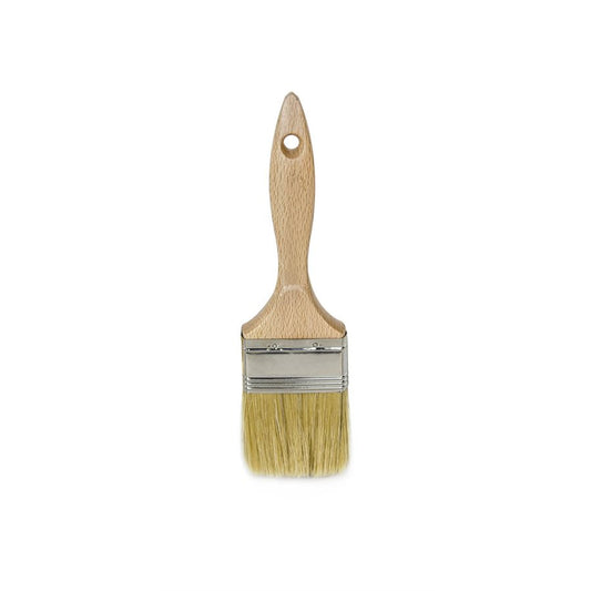 Bon Tool American Style Flat Brush - White Bristle